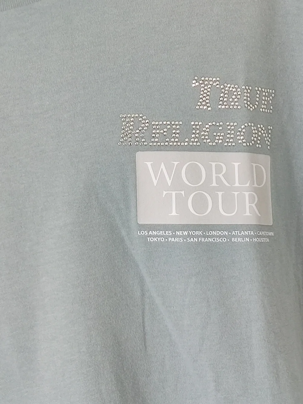 Men's True Religion Crystal Poster Buddha Tee Size XL NWT MSRP $62.00